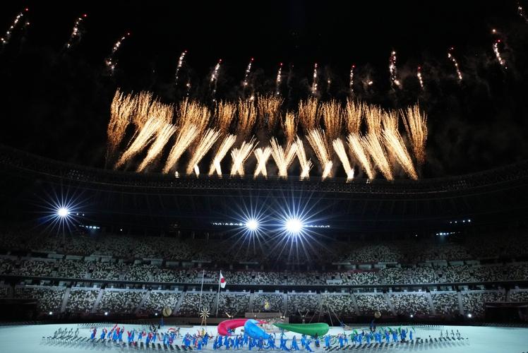 直播:东京残奥会开幕式的相关图片